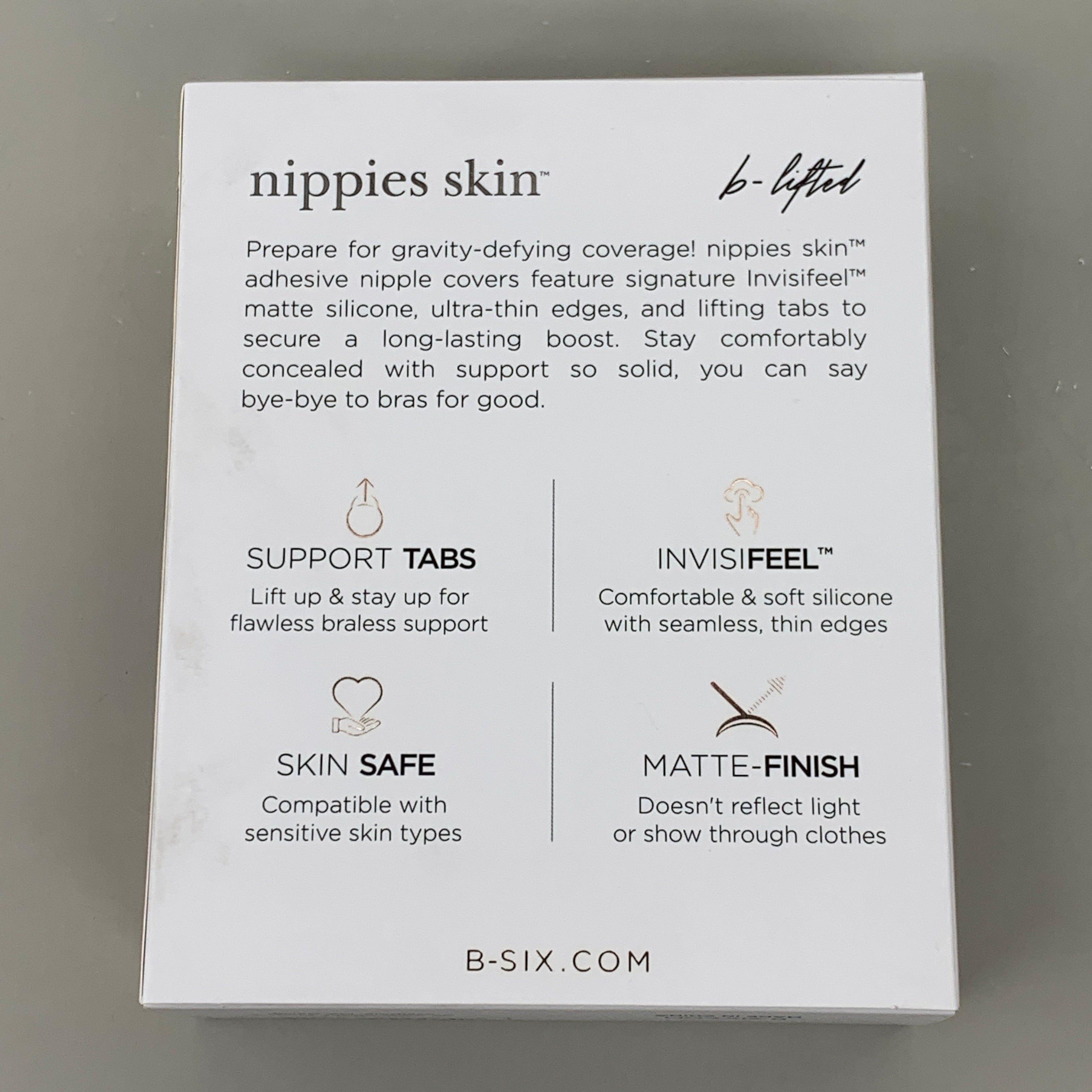 NIPPIES SKIN Lift Nipple Cover Matte W/ Nipple Covering Creme 1 Pair