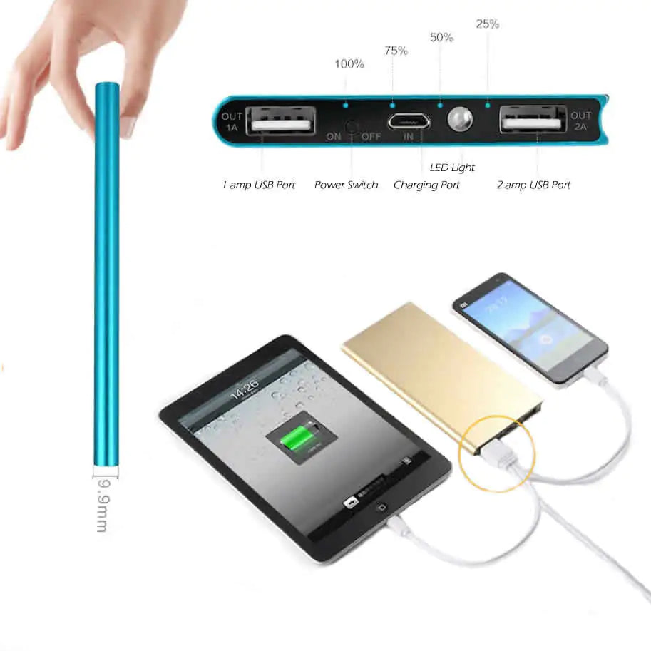 Power Bank Book Style Thin