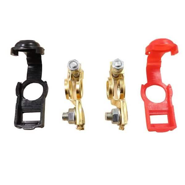 1-Pair: Adjustable Battery Terminal Clamp Clips