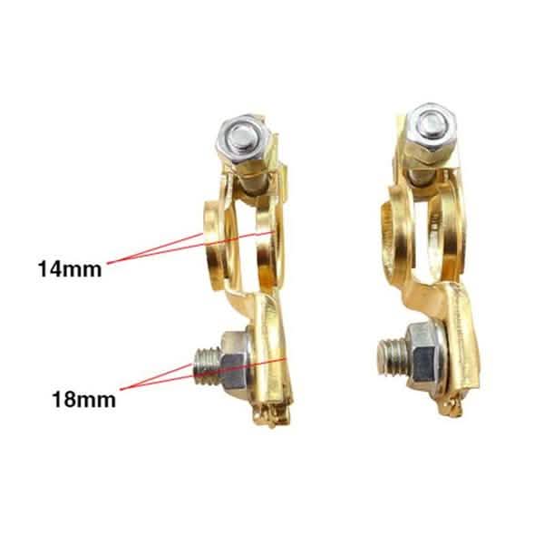 1-Pair: Adjustable Battery Terminal Clamp Clips