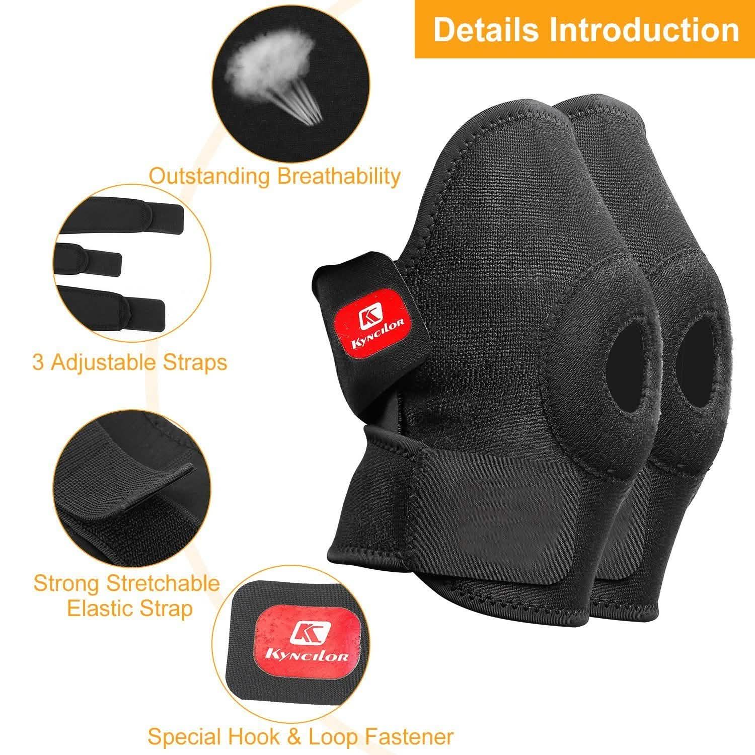 1-Pair: Adjustable Knee Support Compression