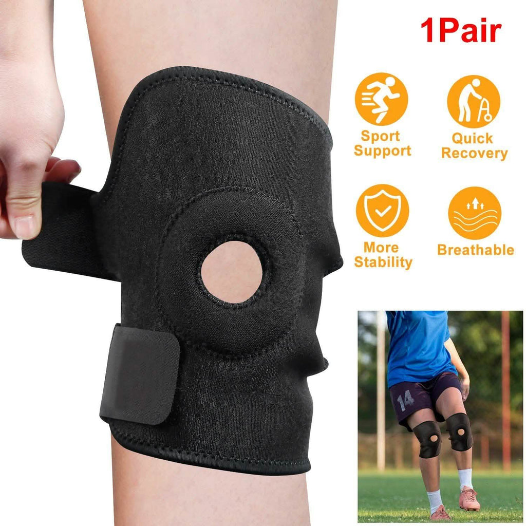 1-Pair: Adjustable Knee Support Compression