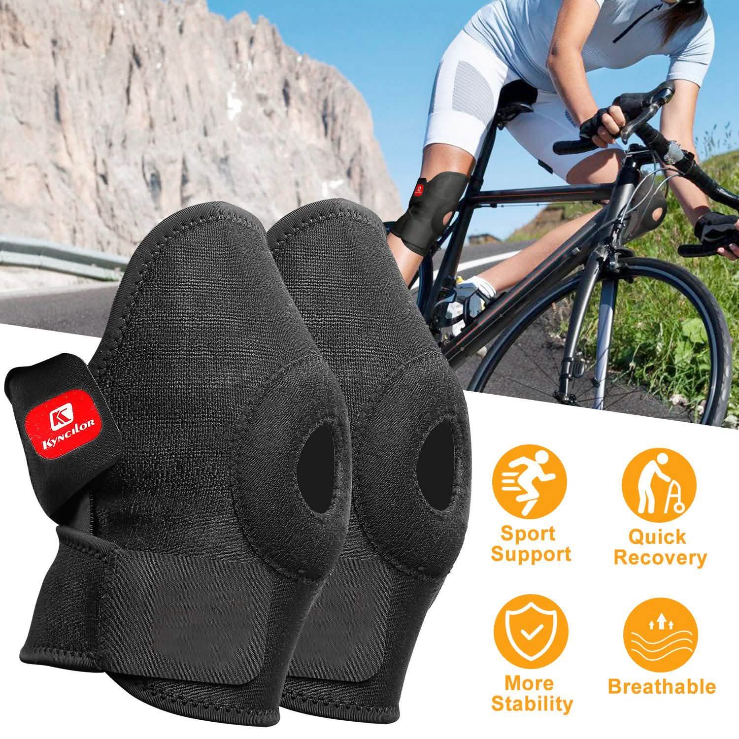 1-Pair: Adjustable Knee Support Compression