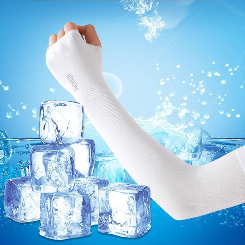 1 Pair Sport Sun Protection Arm Covers Cooling For Men Women Summer Sunblock Cycling Driving Golf Running Unisex Elbow Cover Outdoor Cycling Running Fishing Driving Cool Anti-UV Arm Sleeves For Workout