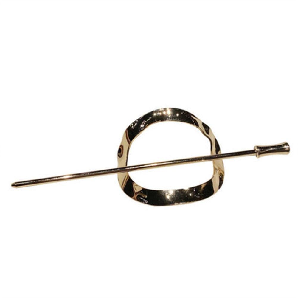1 Pcs Women Metal Hairpin Retro Style Hair Sticks Hair Bun Cage with Stick Minimalist Hollow Vintage Hair Clips Fashion Hair Accessories for Women