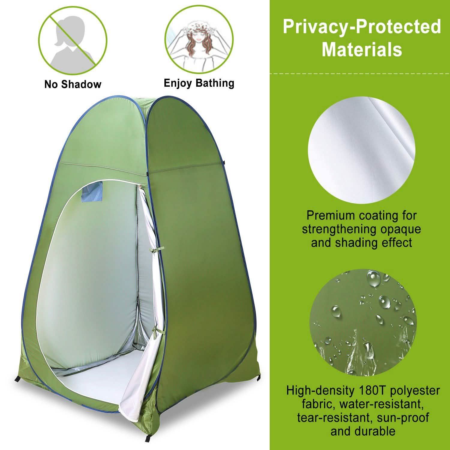 Outdoor Pop Up Toilet Tent