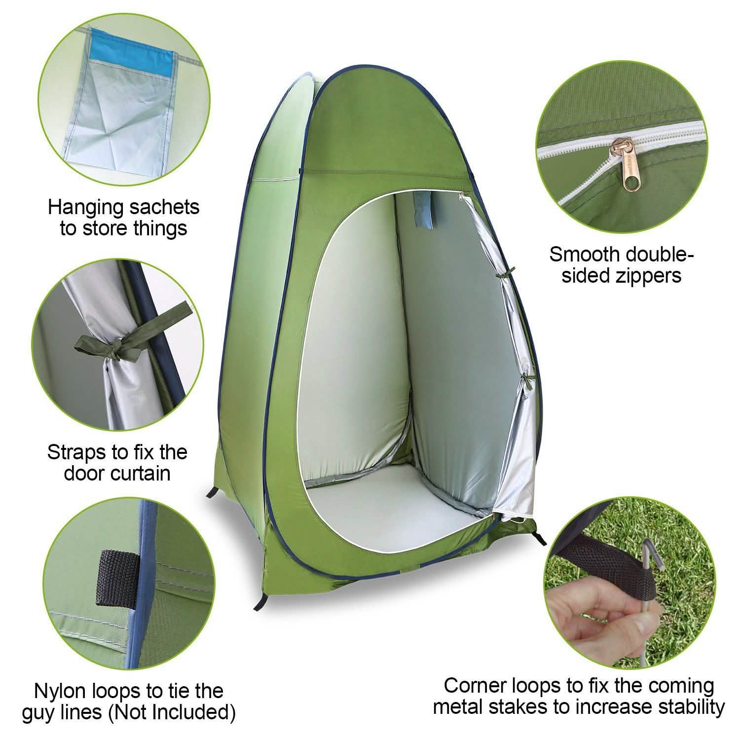 Outdoor Pop Up Toilet Tent