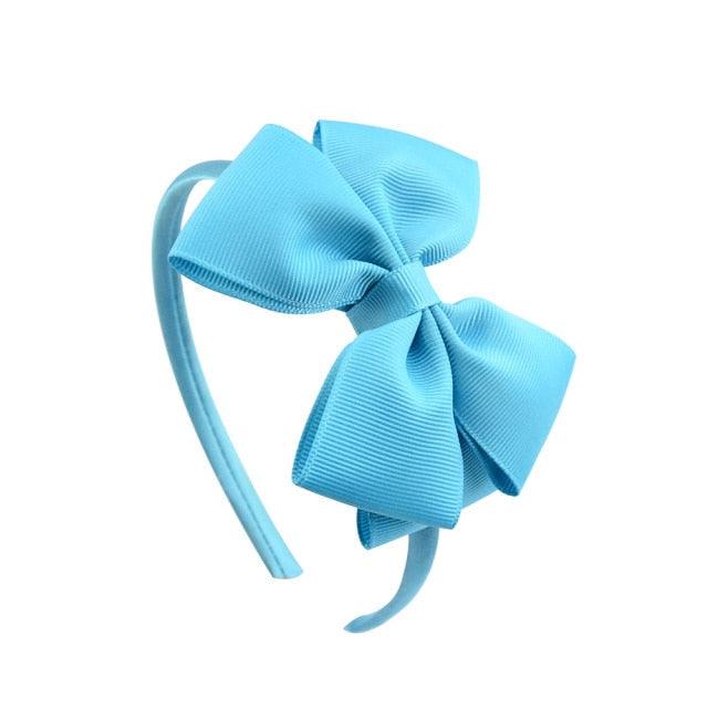 1 Piece 20 colors Cute Bowknot Hair Band For Baby Girls Ribbon Handmade Hair Bows Hairbands Headband Headwear Gorgeous Hair Accessories For Women