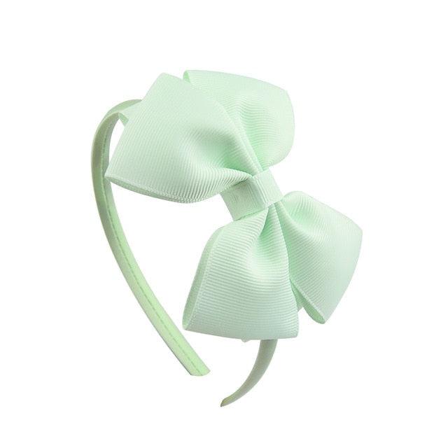 1 Piece 20 colors Cute Bowknot Hair Band For Baby Girls Ribbon Handmade Hair Bows Hairbands Headband Headwear Gorgeous Hair Accessories For Women