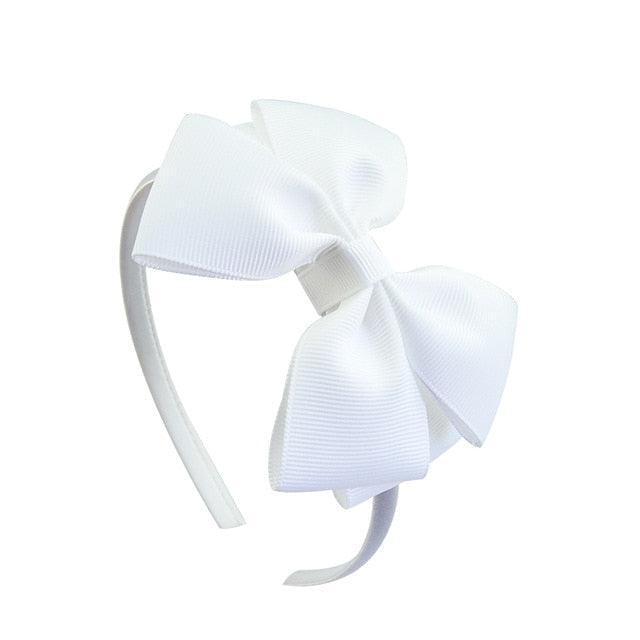 1 Piece 20 colors Cute Bowknot Hair Band For Baby Girls Ribbon Handmade Hair Bows Hairbands Headband Headwear Gorgeous Hair Accessories For Women
