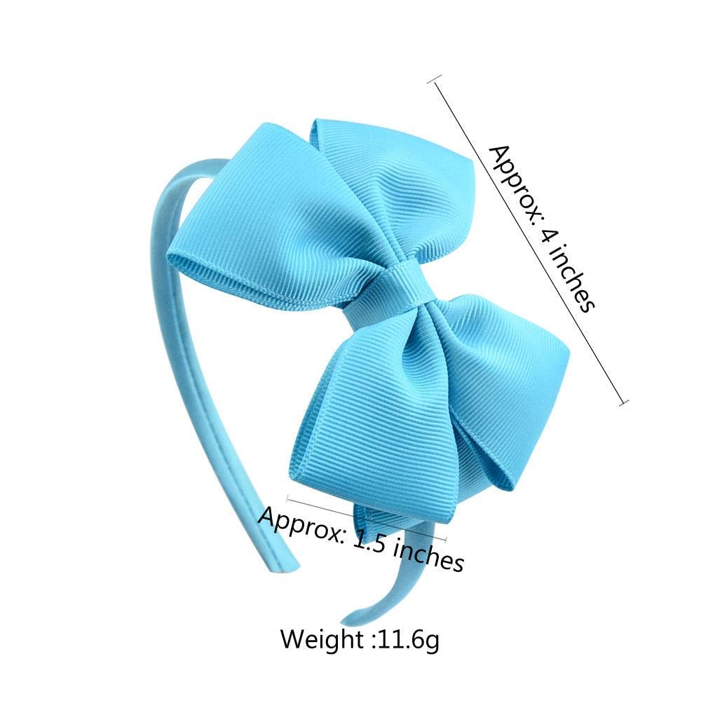 1 Piece 20 colors Cute Bowknot Hair Band For Baby Girls Ribbon Handmade Hair Bows Hairbands Headband Headwear Gorgeous Hair Accessories For Women