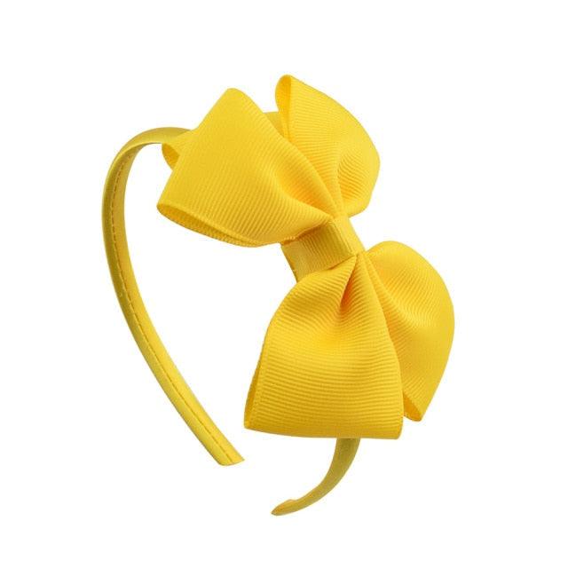 1 Piece 20 colors Cute Bowknot Hair Band For Baby Girls Ribbon Handmade Hair Bows Hairbands Headband Headwear Gorgeous Hair Accessories For Women