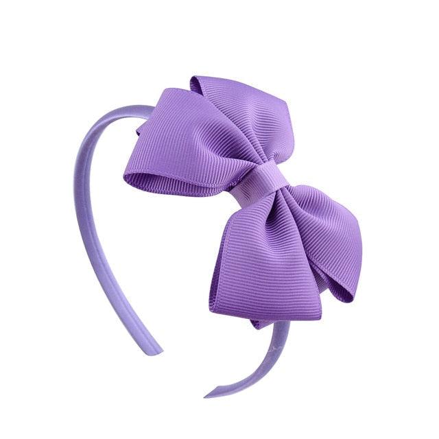 1 Piece 20 colors Cute Bowknot Hair Band For Baby Girls Ribbon Handmade Hair Bows Hairbands Headband Headwear Gorgeous Hair Accessories For Women