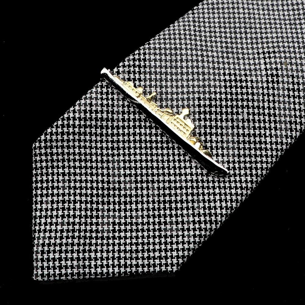 1 Piece Stainless Tie Clips Scissors Owl Shaped Unique Simple Tie Clip For Men Vintage Tie Bar Clip Men's Daily Tie Clip Accessories Stainless Steel Fashion Business Necktie Clips Elegant Mens Gift