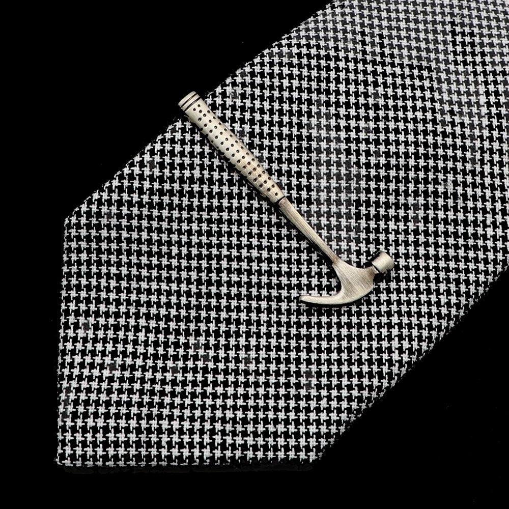 1 Piece Stainless Tie Clips Scissors Owl Shaped Unique Simple Tie Clip For Men Vintage Tie Bar Clip Men's Daily Tie Clip Accessories Stainless Steel Fashion Business Necktie Clips Elegant Mens Gift