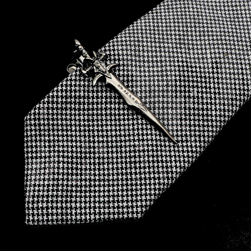 1 Piece Stainless Tie Clips Scissors Owl Shaped Unique Simple Tie Clip For Men Vintage Tie Bar Clip Men's Daily Tie Clip Accessories Stainless Steel Fashion Business Necktie Clips Elegant Mens Gift