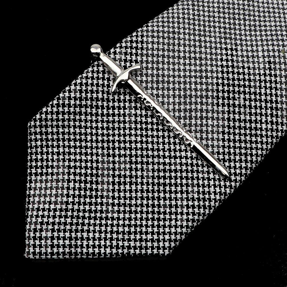 1 Piece Stainless Tie Clips Scissors Owl Shaped Unique Simple Tie Clip For Men Vintage Tie Bar Clip Men's Daily Tie Clip Accessories Stainless Steel Fashion Business Necktie Clips Elegant Mens Gift