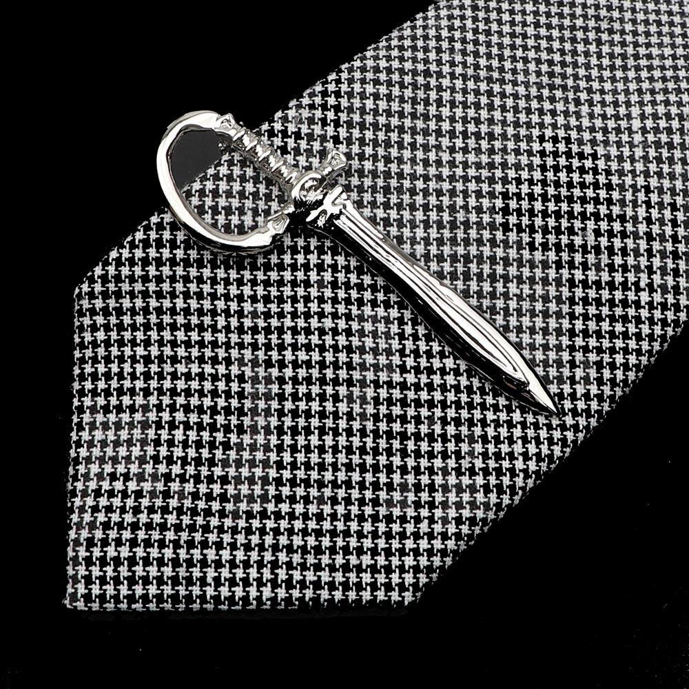 1 Piece Stainless Tie Clips Scissors Owl Shaped Unique Simple Tie Clip For Men Vintage Tie Bar Clip Men's Daily Tie Clip Accessories Stainless Steel Fashion Business Necktie Clips Elegant Mens Gift
