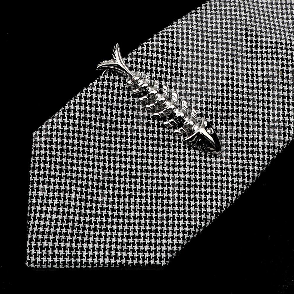 1 Piece Stainless Tie Clips Scissors Owl Shaped Unique Simple Tie Clip For Men Vintage Tie Bar Clip Men's Daily Tie Clip Accessories Stainless Steel Fashion Business Necktie Clips Elegant Mens Gift