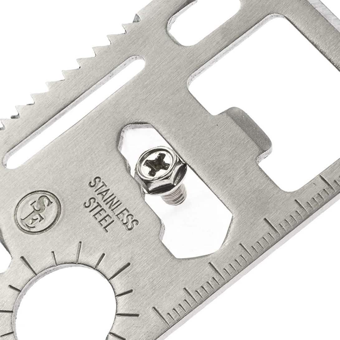 10-Pack: 11-in-1 Stainless Steel Survival Pocket Tool