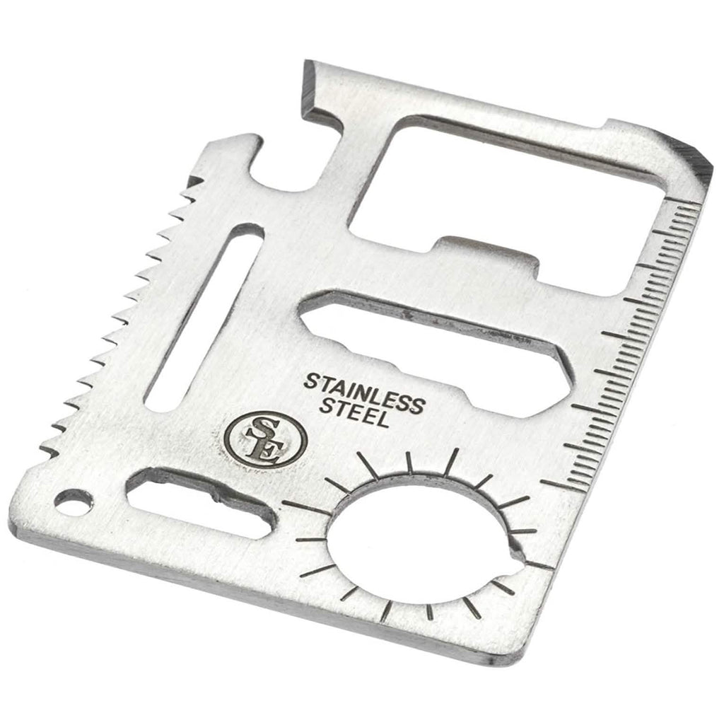 10-Pack: 11-in-1 Stainless Steel Survival Pocket Tool