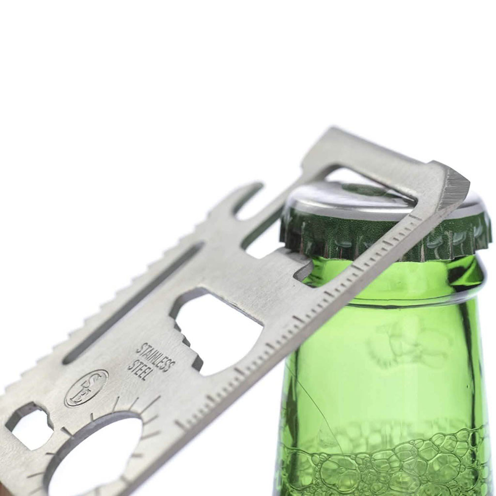 10-Pack: 11-in-1 Stainless Steel Survival Pocket Tool