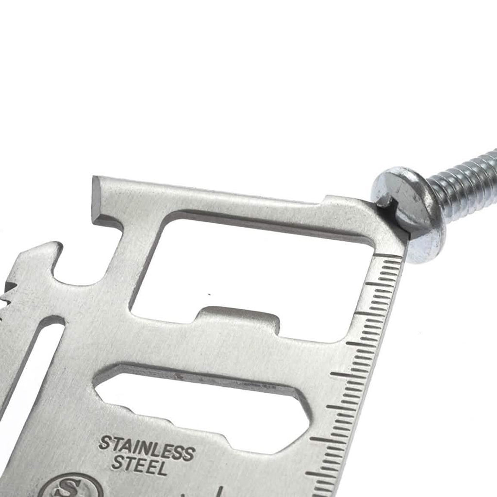 10-Pack: 11-in-1 Stainless Steel Survival Pocket Tool
