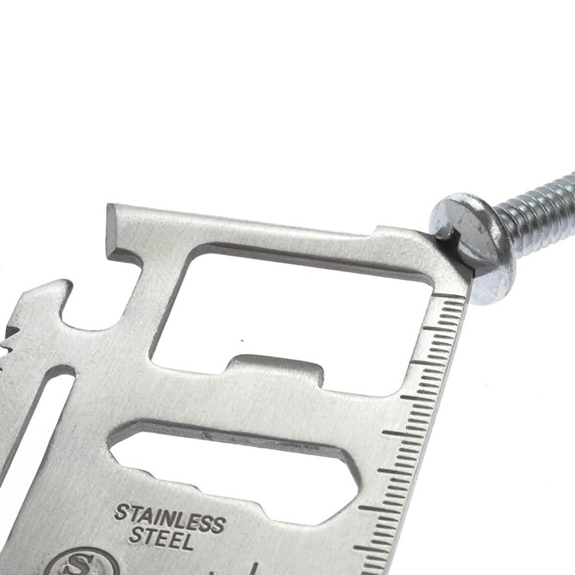 10-Pack: 11-in-1 Stainless Steel Survival Pocket Tool