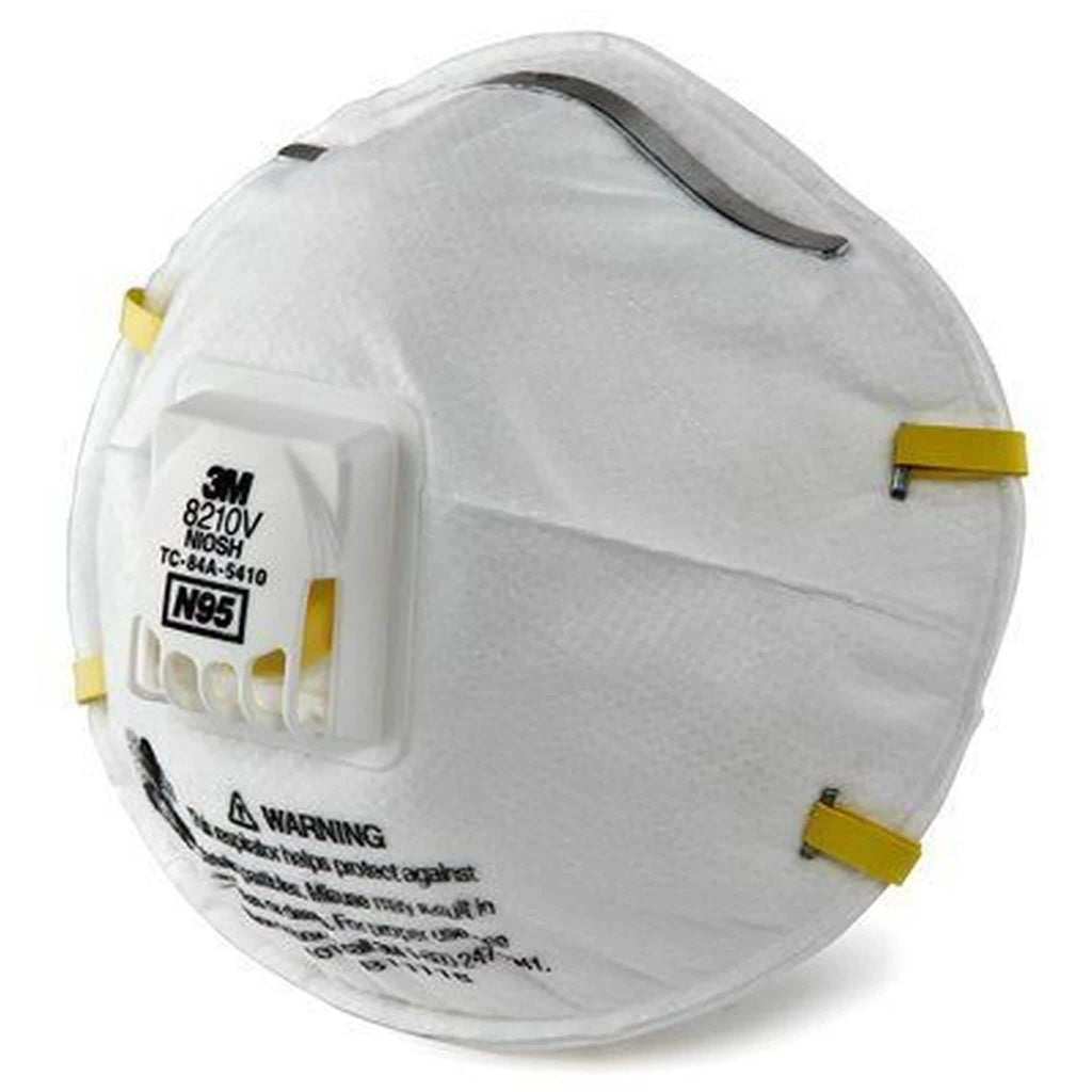 10-Pack: 3M N95 Particulate Respirator Mask with Cool Flow Valve 8210V