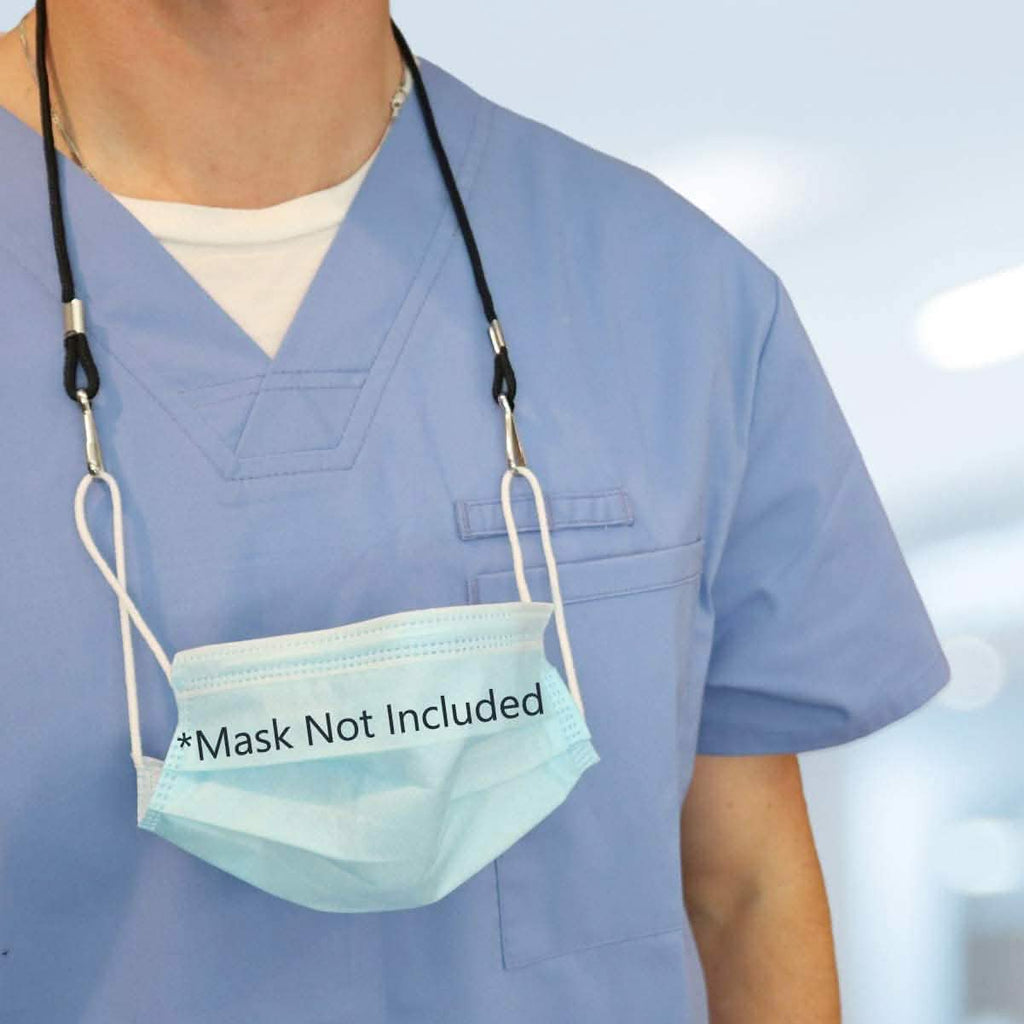 10-Pack: Adjustable Face Mask Neck Lanyard