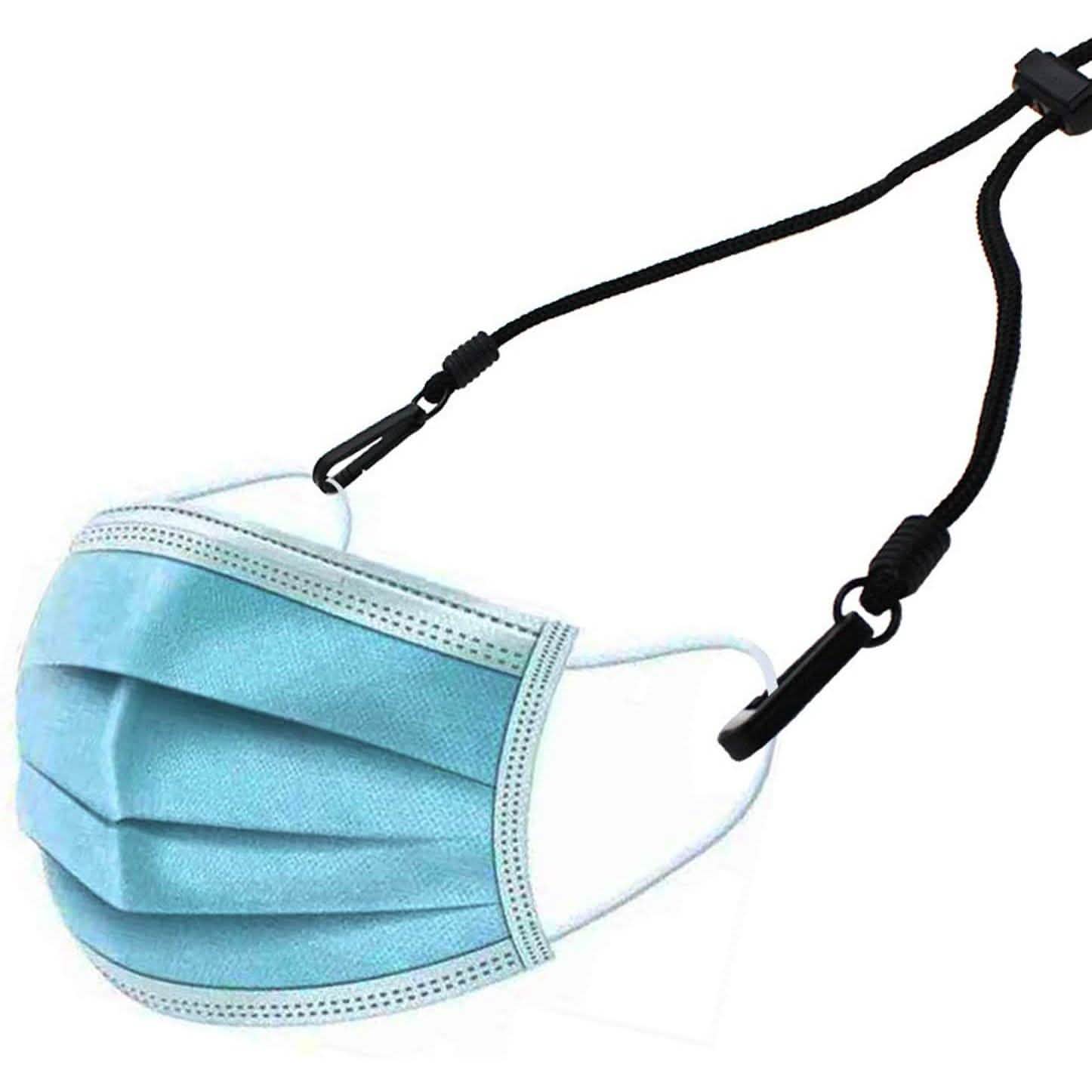 10-Pack: Adjustable Face Mask Neck Lanyard