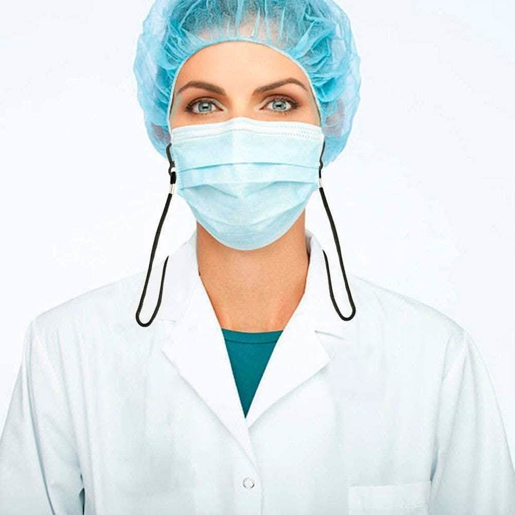 10-Pack: Adjustable Face Mask Neck Lanyard