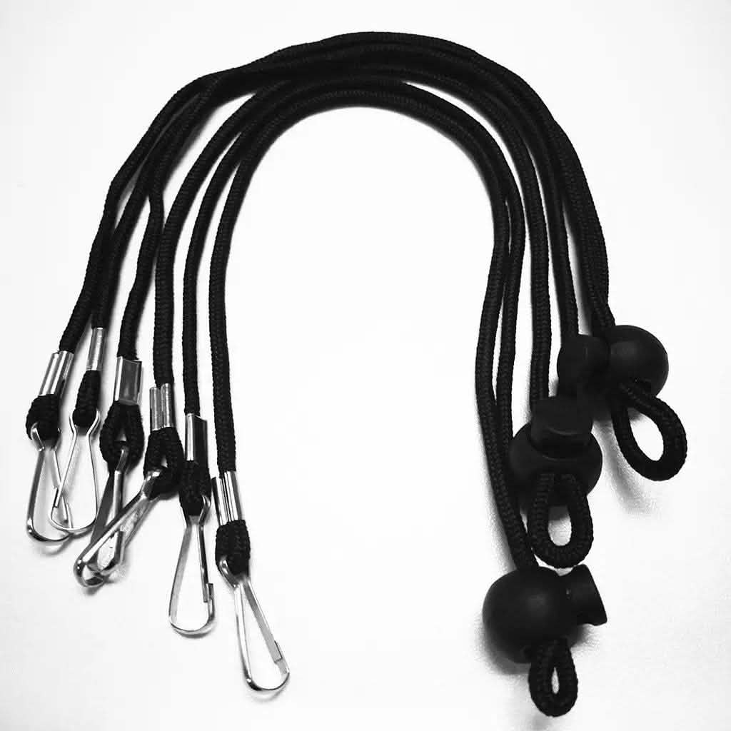 10-Pack: Adjustable Face Mask Neck Lanyard