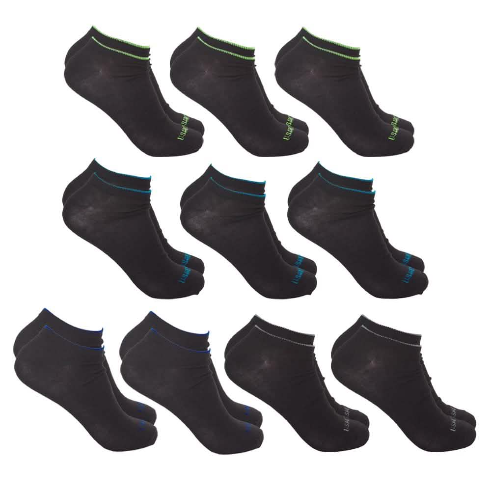 10-Pack: Men's U.S. Army Low Cut Socks