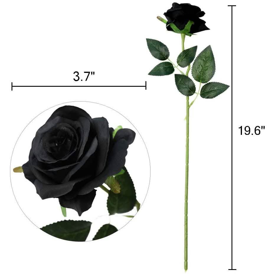 10-Pack: Nubry Artificial Silk Rose Flower Bouquet