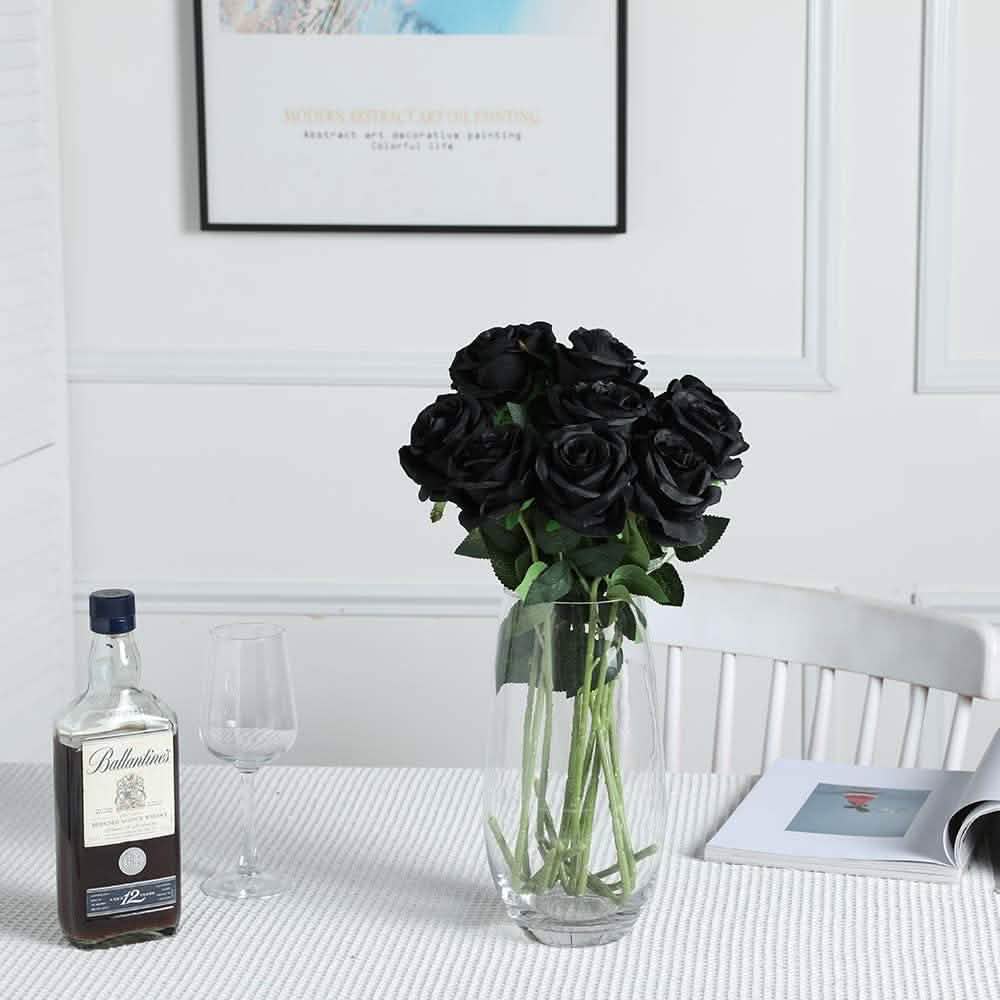 10-Pack: Nubry Artificial Silk Rose Flower Bouquet