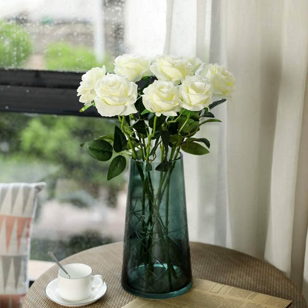 10-Pack: Nubry Artificial Silk Rose Flower Bouquet