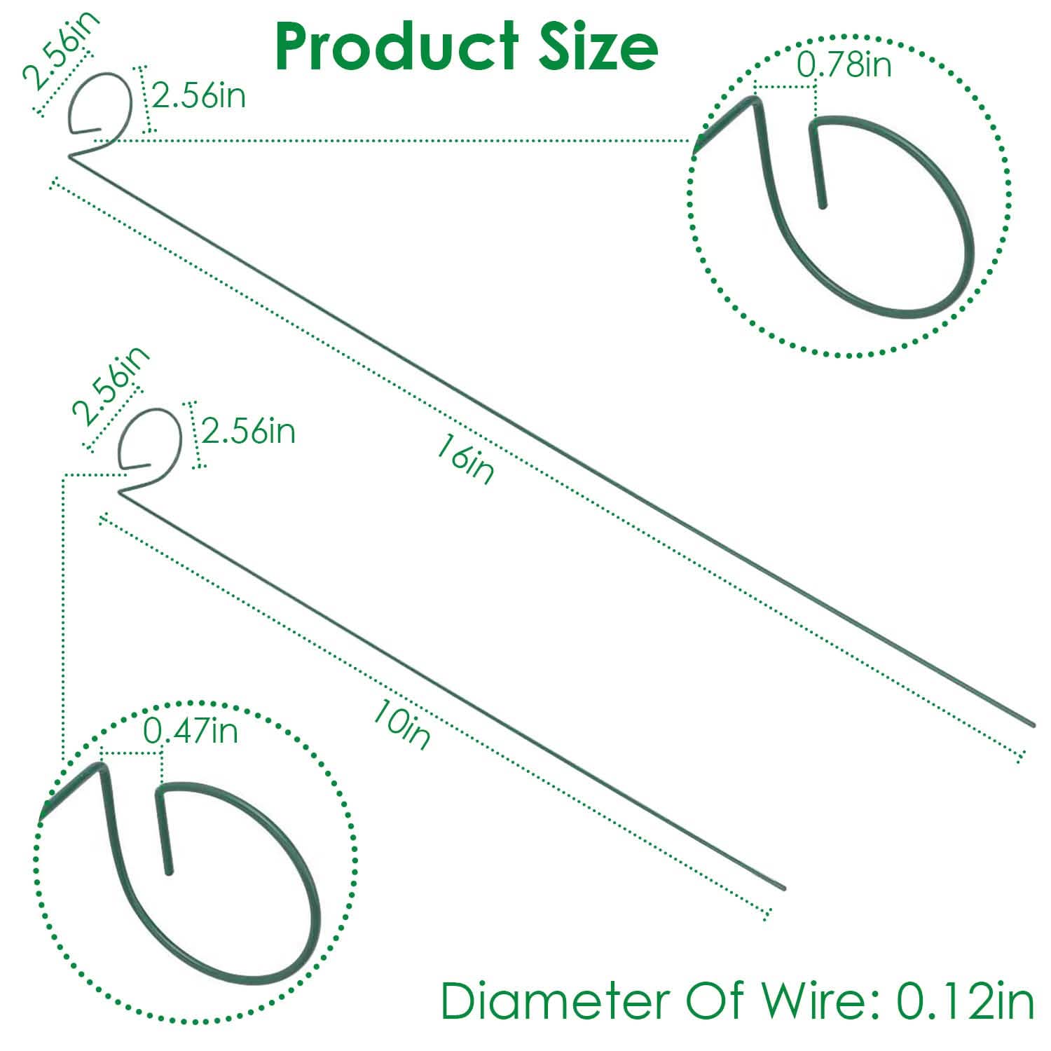 10-Pack: Plant Support Stake
