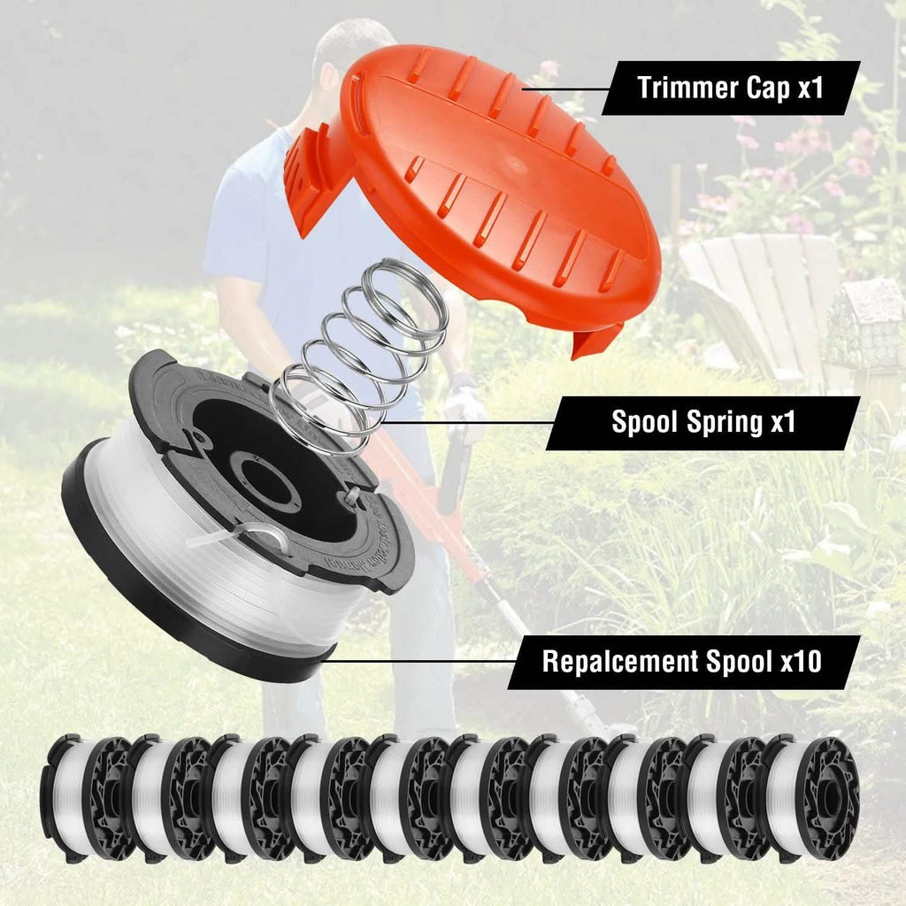 10-Pack: Replacement Spool AGPtEK Line String Trimmer