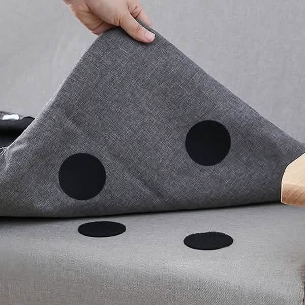 10-Pairs: Anti Curling Carpet Tape Rug Gripper Velcro