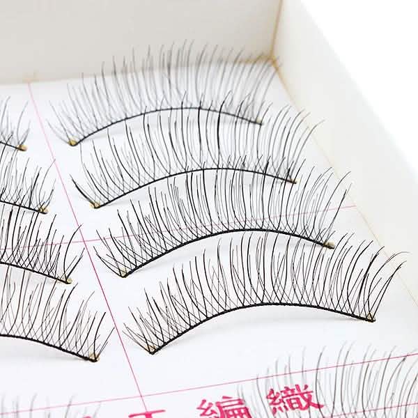 10-Pairs: Makeup Handmade Natural Fashion Long False Eyelashes