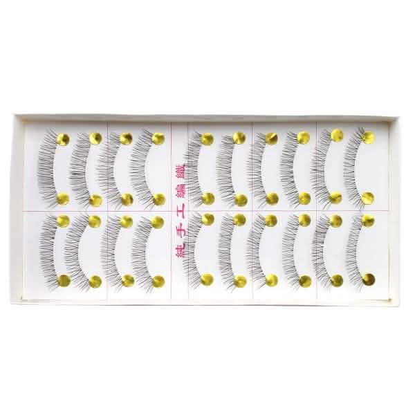 10-Pairs: Makeup Handmade Natural Fashion Long False Eyelashes Eye Lashes