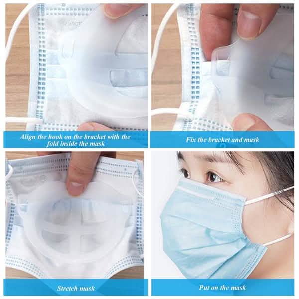 10-Piece: 3D Mask Holder Inner Support Frame