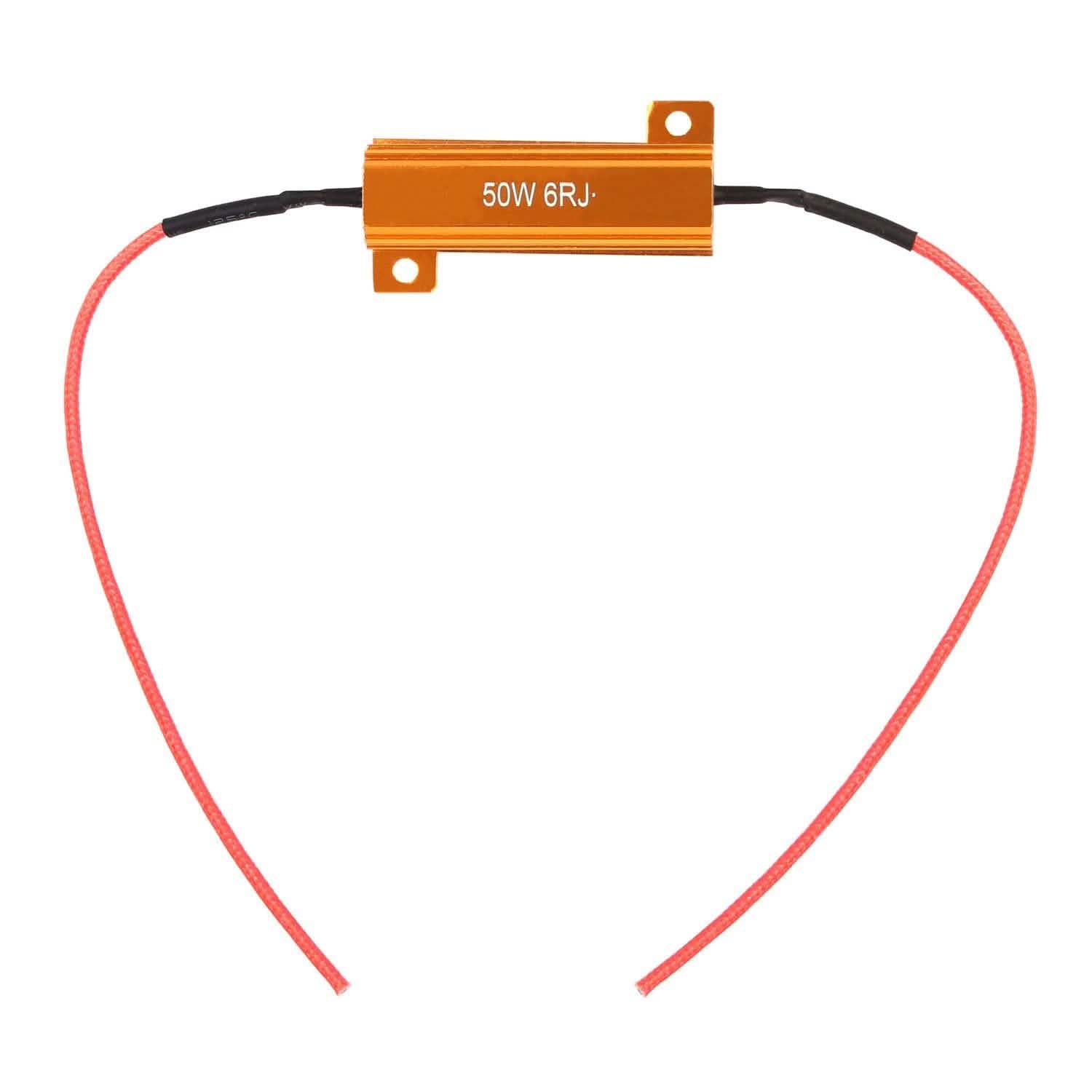 10-Piece: 50W 6Ohm Load Resistor