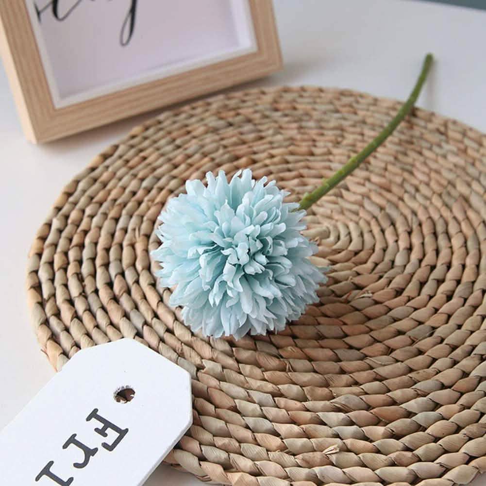 10-Piece: Artificial Flowers Chrysanthemum Ball Flowers Bouquet