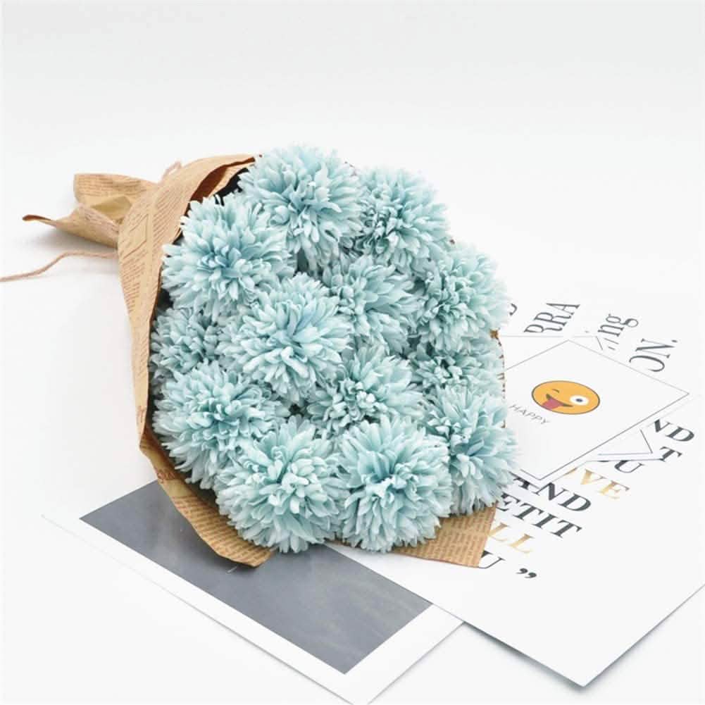 10-Piece: Artificial Flowers Chrysanthemum Ball Flowers Bouquet