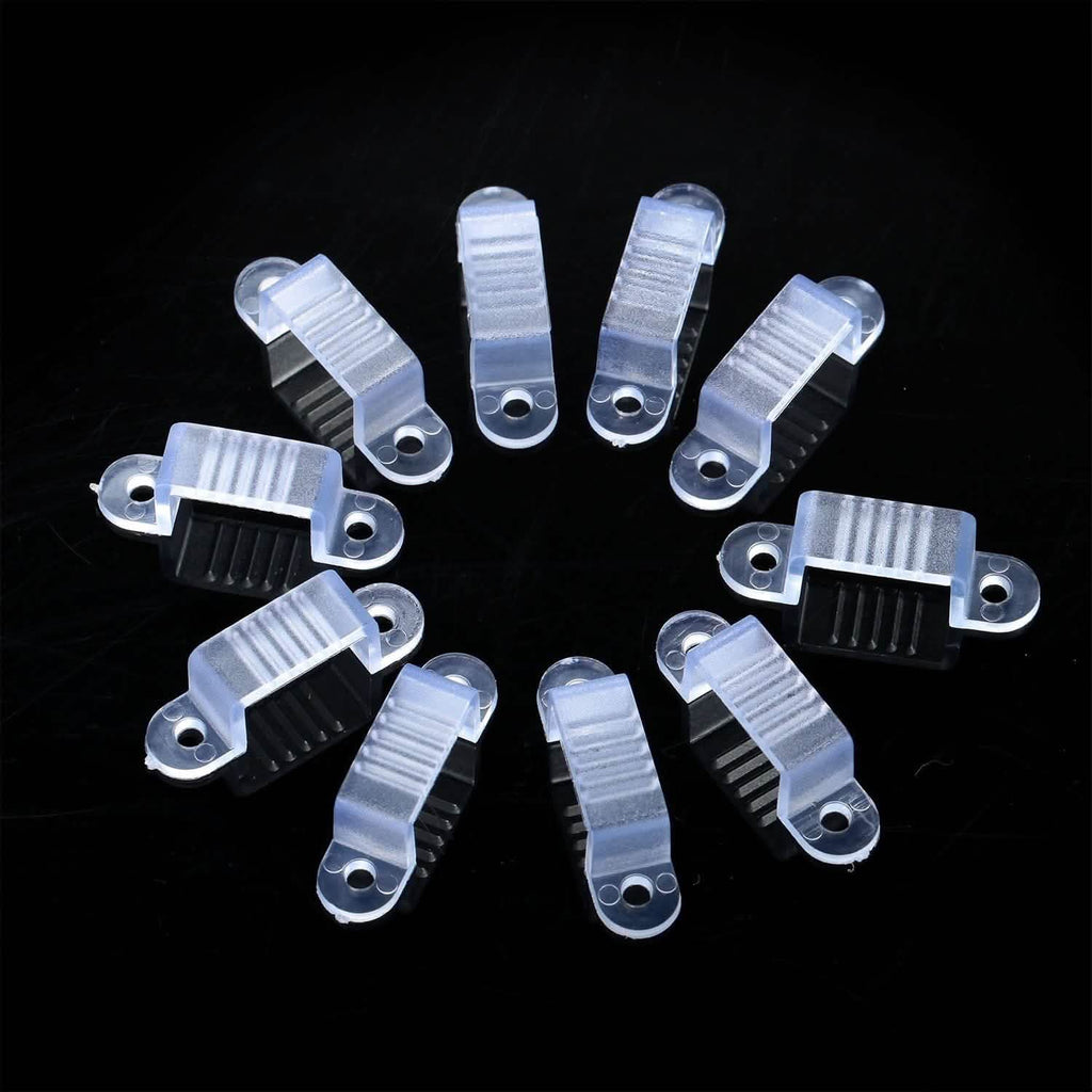 10-Piece: LED Strip Light Clips