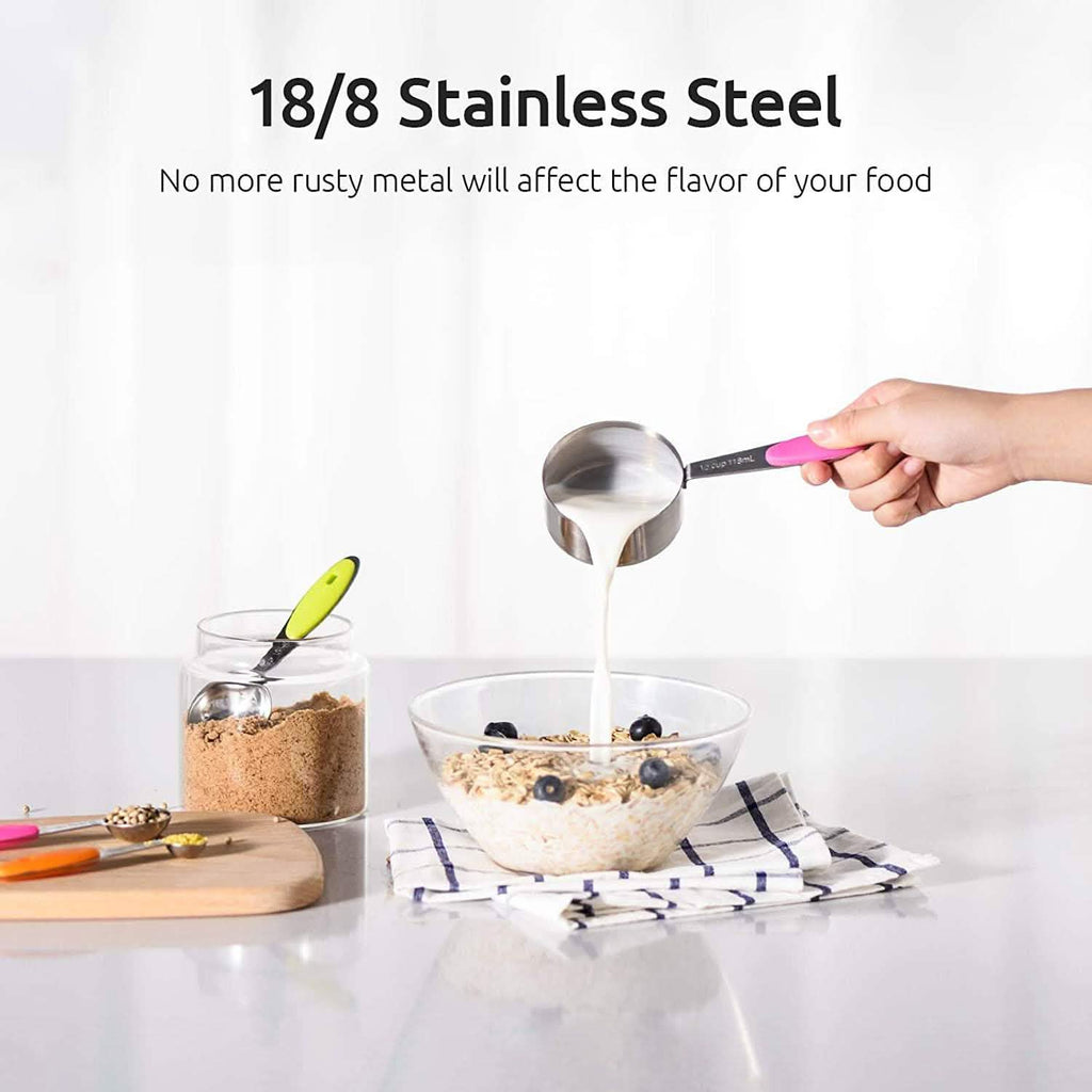 10-Piece: Measuring Cups and Spoons Set