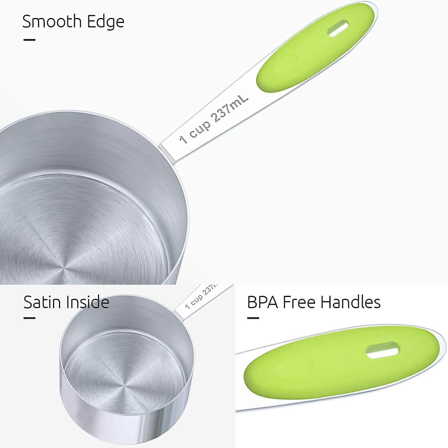 10-Piece: Measuring Cups and Spoons Set