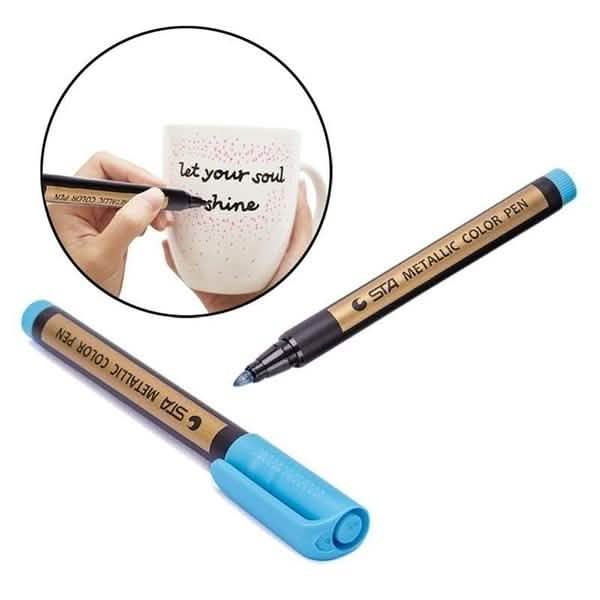 10-Piece: Metallic Paint Marker Pen Permanent